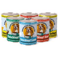 fress-express Reinfleischdosen gemischt Nassfutter Hund 6x400 g fress-express Reinfleischdosen gemischt Nassfutter Hund 6x400 g von fress-express