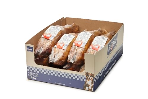 Frigera Kalbsfuß 1St. 750g - Langanhaltender Kauspaß, Natürlicher Kausnack zur Zahnpflege und Gelenkunterstützung, langanhaltender Kauspaß, Gluten- & getreidefrei von friGERA