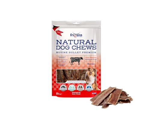 Frigera Premium Dörrfleisch 500g – Natürliche, Proteinreiche Leckerlis für Hunde, Gluten- und Getreidefrei, Hochwertige Hundesnacks ohne Zusatzstoffe von friGERA