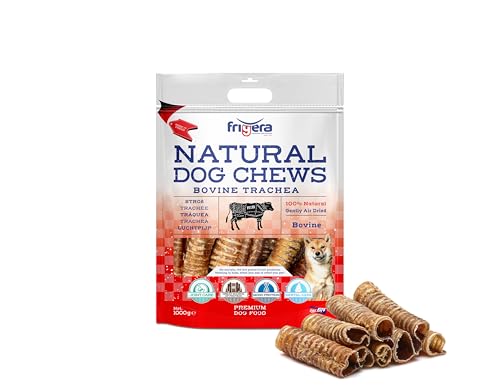 Frigera Stroß 1000g – Rind, Natürliche, Proteinreiche Leckerlis für Hunde, Gluten- und Getreidefrei, Hochwertige Hundesnacks ohne Zusatzstoffe von friGERA