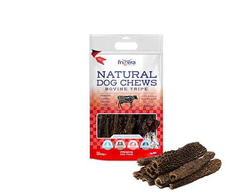 Frigera Pansen 1000g – Rind, Natürliche, Proteinreiche Leckerlis für Hunde, Gluten- und Getreidefrei, Hochwertige Hundesnacks ohne Zusatzstoffe von friGERA