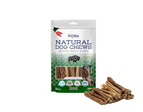 Frigera Büffelziemer 200g – Natürliche, Proteinreiche Leckerlis für Hunde, Gluten- und Getreidefrei, Hochwertige Hundesnacks ohne Zusatzstoffe von friGERA