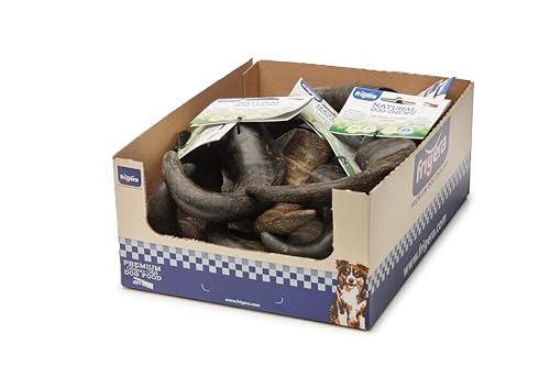 Frigera Büffelhorn L 1St. 300g - Natürlicher Kausnack für Hunde, unterstützt Gelenke, reich an hochwertigem Protein, geruchsarm, Langer Kauspaß. von friGERA