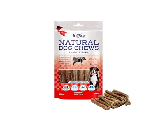 Frigera Ochsenziemer 12cm 200g – Rind, Natürliche, Proteinreiche Leckerlis für Hunde, Gluten- und Getreidefrei, Hochwertige Hundesnacks ohne Zusatzstoffe von friGERA