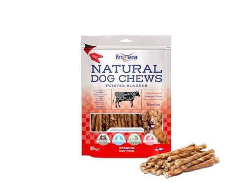 friGERA Kälberblase gedreht 500g - Rind, Natürliche, Proteinreiche Leckerlis voor Hunde, Gluten- und Getreidefrei, Hochwertige Hundesnacks ohne Zusatzstoffe friGERA Kälberblase gedreht 500g - Rind, Natürliche, Proteinreiche Leckerlis voor Hunde, Gluten- und Getreidefrei, Hochwertige Hundesnacks ohne Zusatzstoffe von friGERA