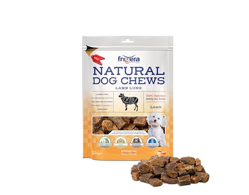 Frigera Lammlunge 200g – Natürliche, Proteinreiche Leckerlis für Hunde, Gluten- und Getreidefrei, Hochwertige Hundesnacks ohne Zusatzstoffe Frigera Lammlunge 200g – Natürliche, Proteinreiche Leckerlis für Hunde, Gluten- und Getreidefrei, Hochwertige Hundesnacks ohne Zusatzstoffe von friGERA
