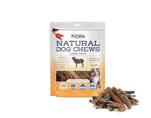 Frigera Lammpansen 250g – Natürliche, Proteinreiche Leckerlis für Hunde, Gluten- und Getreidefrei, Hochwertige Hundesnacks ohne Zusatzstoffe von friGERA