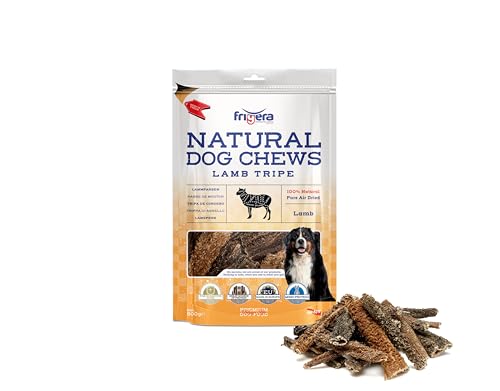 Frigera Lammpansen 500g – Natürliche, Proteinreiche Leckerlis für Hunde, Gluten- und Getreidefrei, Hochwertige Hundesnacks ohne Zusatzstoffe von friGERA