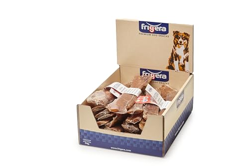 Frigera Nackensehnen 25cm 1St. 50g - Langanhaltender Kauspaß, Gluten- & getreidefrei, hochwertige Proteinquelle von friGERA