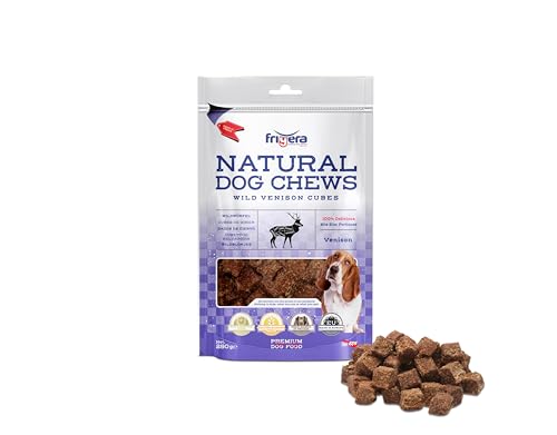 Frigera Wildwürfel 250g – Geruchsarme, Proteinreiche Leckerlis für Hunde, Gluten- und Getreidefrei, Perfekt für Training. Frigera Wildwürfel 250g – Geruchsarme, Proteinreiche Leckerlis für Hunde, Gluten- und Getreidefrei, Perfekt für Training. von friGERA