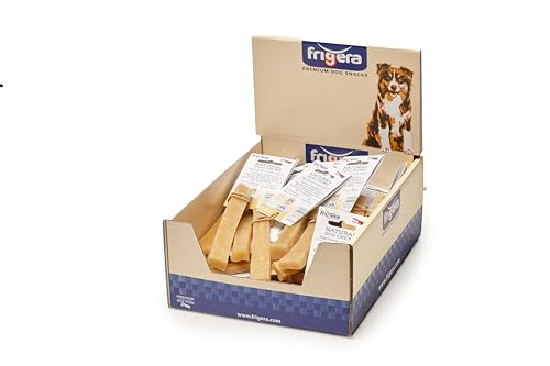 Frigera Yak Käse Stäbchen M 1St. (70-90 g/pc.) - Handgefertigtes Produkt, herzfreundlich, reich an hochwertigem Protein, idealer Kauspaß für Hunde von friGERA