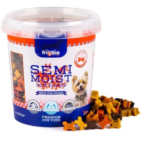 friGERA friGERA Hundefutter - Semi-Moist Treat Soft Mini Mix Bones 500g - (402285861232) /Dogs von friGERA