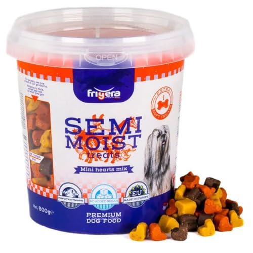 friGERA friGERA - Semi-Moist Treat Soft Mini Heart Mix 500g - (402285861231) / Dogs von friGERA