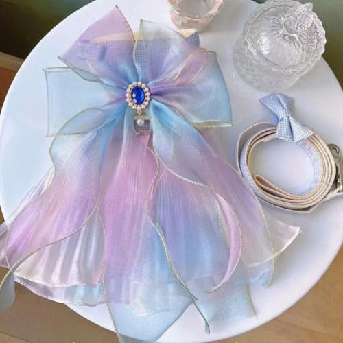 Besticktes Katzenkleid, Schmetterlings-Farbverlauf, Netzrock, Haustier, Welpen, Hund, Brust-Leine, Tragetasche, Prinzessinnenkleid, Haustier, Welp Besticktes Katzenkleid, Schmetterlings-Farbverlauf, Netzrock, Haustier, Welpen, Hund, Brust-Leine, Tragetasche, Prinzessinnenkleid, Haustier, Welp von frissin