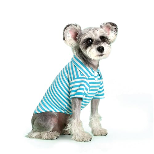 Gestreiftes Hemd für Katzen und Welpen, Herbst und Sommer, Haustierkleidung für kleine Hunde und Katzen, dicke/dünne Streifen, Kätzchen-Pullover-Outfits Gestreiftes Hemd für Katzen und Welpen, Herbst und Sommer, Haustierkleidung für kleine Hunde und Katzen, dicke/dünne Streifen, Kätzchen-Pullover-Outfits von frissin