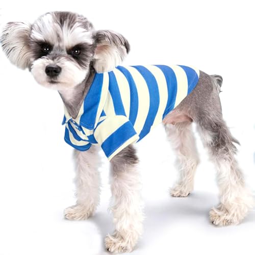 Gestreiftes Hemd für Katzen und Welpen, Herbst und Sommer, Haustierkleidung für kleine Hunde und Katzen, dicke/dünne Streifen, Kätzchen-Pullover-Outfits von frissin