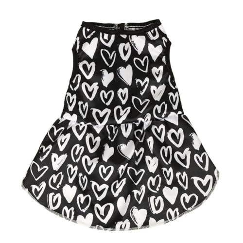 Haustierkleid mit Cartoon-Motiv, niedliches Katzenkleid, atmungsaktiv, bedruckt, für Frühling/Sommer von frissin