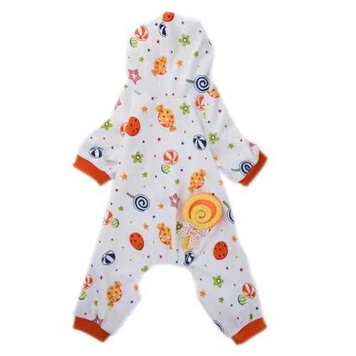 Katzenkleidung für Katzen, Pyjama, Hunde-Jumpsuits, Haustier-Schlafkleidung, Katzen-Hemd, Hund, Katze, Pyjama, Welpenkleidung von frissin