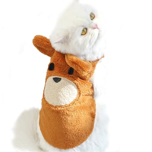 Niedliche Hundekleidung, Winterweste für kleine Hunde und Katzen, warmer Haustierpullover, weicher Flanell, Welpenpufferjacke, Hundezubehör Niedliche Hundekleidung, Winterweste für kleine Hunde und Katzen, warmer Haustierpullover, weicher Flanell, Welpenpufferjacke, Hundezubehör von frissin