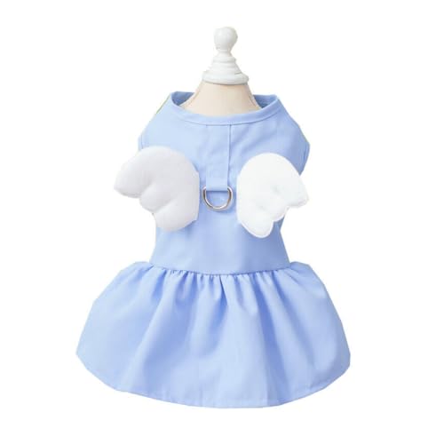 Stilvolles Haustierkleid aus Baumwolle, auffälliger Engelsflügel-Rock, Haustier-Welpen-Hundekleid für kleine Hunde, Yorkie, Chihuahua, Pudel, Haustierkostüm Stilvolles Haustierkleid aus Baumwolle, auffälliger Engelsflügel-Rock, Haustier-Welpen-Hundekleid für kleine Hunde, Yorkie, Chihuahua, Pudel, Haustierkostüm von frissin