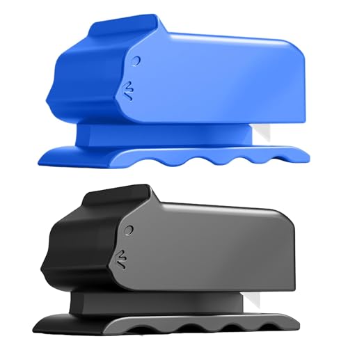 2 Stück Kartonschneider, Cardboard Cutter, Kartonschneider Für Katzenkratzer, Pappkarton Schneider, Karton Schneider, Schwarz Und Blau, Handliches Werkzeug Für Kreative Pet Projects ﻿ von fufupaw