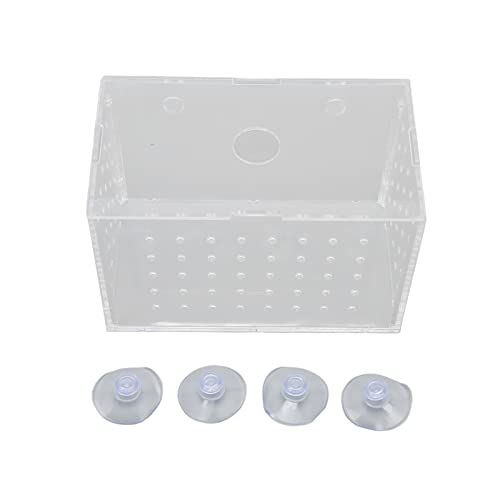 Aquarium Hatchery Incubator Tank, Fish Breeder Box Acryl Hohe Transparenz für Aquarien (14 * 8 * 9 cm) von fuik