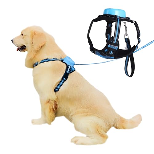 fullfit Hundegeschirr und Leine, Oxford-Geschirr, reflektierend, verstellbar, für kleine und mittelgroße Hunde, weich gepolstert, mit automatischem Rückzug fullfit Hundegeschirr und Leine, Oxford-Geschirr, reflektierend, verstellbar, für kleine und mittelgroße Hunde, weich gepolstert, mit automatischem Rückzug von fullfit
