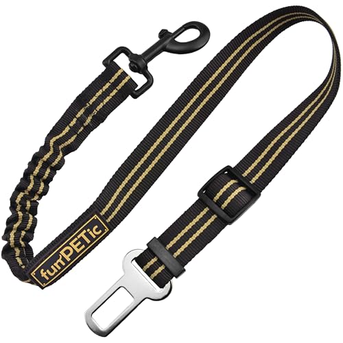 funPETic Auto Sicherheitsgurt für Hund - extra bissfester Adapter mit Dämpfung, Anschnallgurt für kleine und große Hunde und Katzen, Perfekter Hundegurt für Hundegeschirr funPETic Auto Sicherheitsgurt für Hund - extra bissfester Adapter mit Dämpfung, Anschnallgurt für kleine und große Hunde und Katzen, Perfekter Hundegurt für Hundegeschirr von funPETic