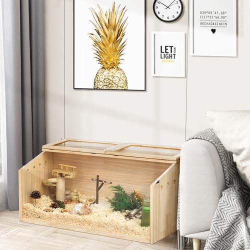 All-in-One Premium Holz-Hamsterkäfig: Meerschweinchen-Käfig & Haus, Ratten-/Degu-/Kleintierkäfig, wetterfestes Außengehege, Fledermauskasten & transportabler Holz-Hamsterhaus All-in-One Premium Holz-Hamsterkäfig: Meerschweinchen-Käfig & Haus, Ratten-/Degu-/Kleintierkäfig, wetterfestes Außengehege, Fledermauskasten & transportabler Holz-Hamsterhaus von furpal