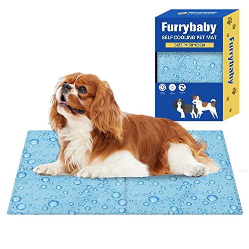 furrybaby Kühlmatte für Hunde, selbstkühlendes Kissen, kühlendes Gelbett, große Pads, keine Notwendigkeit zum Kühlen oder Einfrieren, für drinnen und draußen, Auto (quadratische Tropfen, 50 x 65 cm) furrybaby Kühlmatte für Hunde, selbstkühlendes Kissen, kühlendes Gelbett, große Pads, keine Notwendigkeit zum Kühlen oder Einfrieren, für drinnen und draußen, Auto (quadratische Tropfen, 50 x 65 cm) von furrybaby
