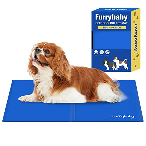 furrybaby Hunde-Kühlmatte, Haustierbett, Hundematte, selbstkühlendes Kissen, kühlendes Gelbett, große Hunde-Kühlpads, keine Notwendigkeit zu kühlen oder einzufrieren, für drinnen und draußen, Auto furrybaby Hunde-Kühlmatte, Haustierbett, Hundematte, selbstkühlendes Kissen, kühlendes Gelbett, große Hunde-Kühlpads, keine Notwendigkeit zu kühlen oder einzufrieren, für drinnen und draußen, Auto von furrybaby