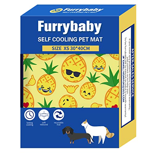 furrybaby Hunde-Kühlmatte, selbstkühlendes Haustierbett, große Hundeunterlagen, keine Notwendigkeit, zu kühlen oder einzufrieren, für drinnen und draußen, Auto (Gelb, 30 x 40 cm) furrybaby Hunde-Kühlmatte, selbstkühlendes Haustierbett, große Hundeunterlagen, keine Notwendigkeit, zu kühlen oder einzufrieren, für drinnen und draußen, Auto (Gelb, 30 x 40 cm) von furrybaby