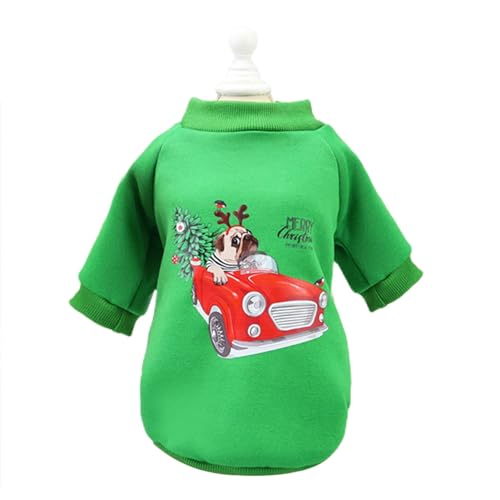 Haustier-Kleidung für Hunde, Weihnachtsserie, Muster, weiche Textur, Cartoon-Haustier-Sweatshirt, Kostüm für den Winter, Hundekostüm von fxwtich