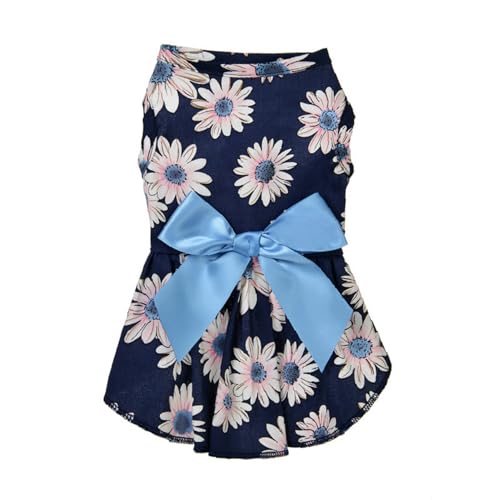 Haustierrock, Haustierrock, Blumenmuster, atmungsaktiv, Schleife, Sommer, klein, florales Prinzessinnen-Hund, für den Außenbereich, Haustierrock, Blumenmuster Haustierrock, Haustierrock, Blumenmuster, atmungsaktiv, Schleife, Sommer, klein, florales Prinzessinnen-Hund, für den Außenbereich, Haustierrock, Blumenmuster von fxwtich
