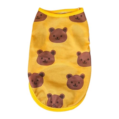 Haustierweste, Haustierweste, Cartoon-Muster, bequem, atmungsaktiv, weich, schweißabsorbierend, schönes Haustier-Sweatshirt, Kostüm für den Sommer, Haustier-Hundeweste Haustierweste, Haustierweste, Cartoon-Muster, bequem, atmungsaktiv, weich, schweißabsorbierend, schönes Haustier-Sweatshirt, Kostüm für den Sommer, Haustier-Hundeweste von fxwtich