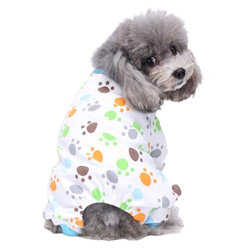 Hunde-Overall, Cartoon-Druck, langärmelig, vierbeinig, Haustierkostüm, Pyjama für den Alltag, Welpenkostüm, Welpenkostüm Hunde-Overall, Cartoon-Druck, langärmelig, vierbeinig, Haustierkostüm, Pyjama für den Alltag, Welpenkostüm, Welpenkostüm von fxwtich