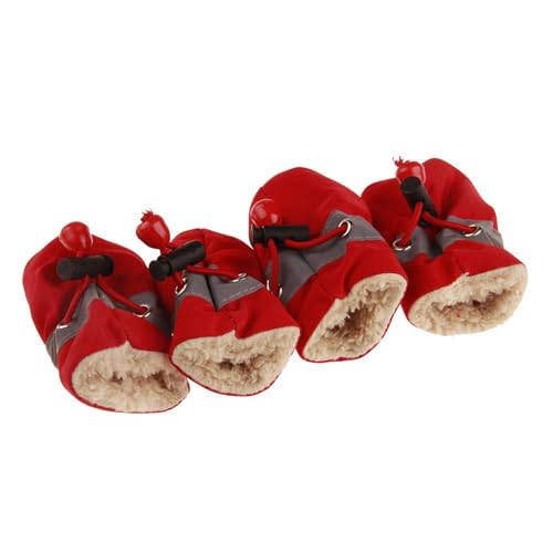 Hunde-Zubehör, 4-teiliges Set, Hundeschutz, Winter, warm, Regenschutz, Haustier-Sportschuhe, rutschfeste Schuhe Hunde-Zubehör, 4-teiliges Set, Hundeschutz, Winter, warm, Regenschutz, Haustier-Sportschuhe, rutschfeste Schuhe von fxwtich