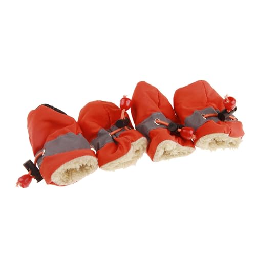 Hunde-Zubehör, 4-teiliges Set, Hundeschutz, Winter, warm, Regenschutz, Haustier-Sportschuhe, rutschfeste Schuhe Hunde-Zubehör, 4-teiliges Set, Hundeschutz, Winter, warm, Regenschutz, Haustier-Sportschuhe, rutschfeste Schuhe von fxwtich