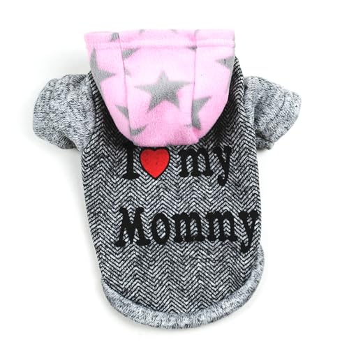 Hunde-Zubehör, Kapuzenpullover, mit Aufschrift "I Love Daddy" Hunde-Zubehör, Kapuzenpullover, mit Aufschrift "I Love Daddy" von fxwtich