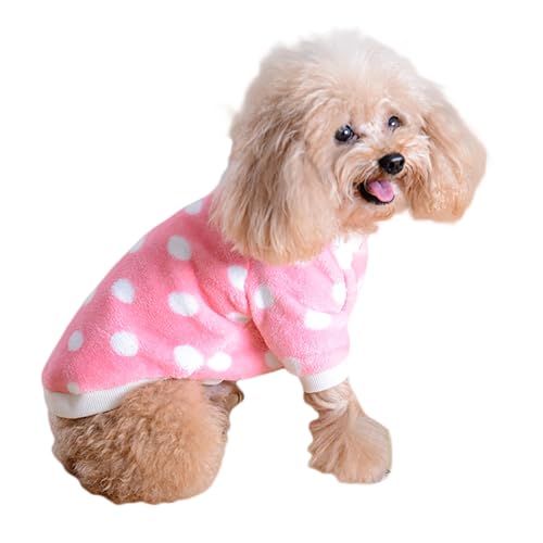 Hunde-Zubehör, Winter, warm, Plüsch, zweibeinig, O-Ausschnitt, Hunde-Weste, Shirt, Pullover, Haustierkleidung, T-Shirt von fxwtich