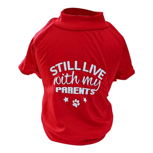 Hundekleidung, Hundekleidung, Sommer, Outdoor, atmungsaktiv, Haustier-T-Shirt, Buchstabendruck, Reisen, bequemer Pullover für kleine Haustiere Hundekleidung, Hundekleidung, Sommer, Outdoor, atmungsaktiv, Haustier-T-Shirt, Buchstabendruck, Reisen, bequemer Pullover für kleine Haustiere von fxwtich