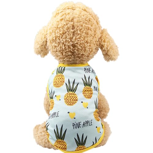 Hundezubehör, schöne Ananas-Haustierweste für den Sommer, für Paare, Oberteil von fxwtich