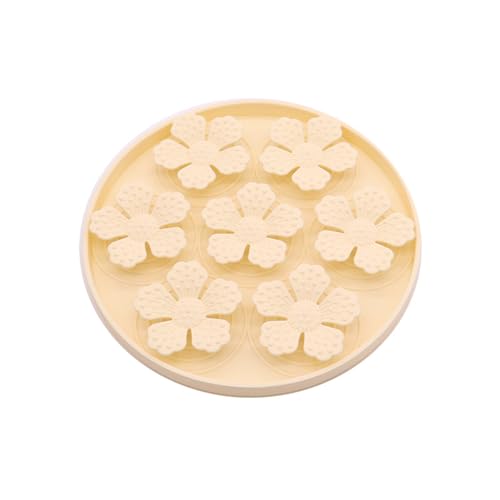Leckmatte für Haustiere mit Saugnäpfen, langsames Fressen, reduziert Langeweile, geistige Stimulation, Silikon-Leckpad von fxwtich