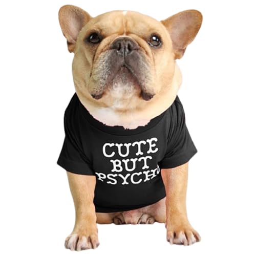 Niedliches Haustier-T-Shirt mit Rundhalsausschnitt, feine Verarbeitung, weich, leicht, elastisch, Haustier-T-Shirt für Hunde, Haustierkleidung von fxwtich