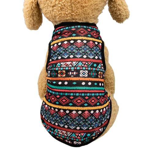 Sommerweste für Katzen, Rundhalsausschnitt, ethnischer Stil, Druck, bequem, atmungsaktiv, ärmellos, Vintage-Stil, Haustier-Sommerkleidung, Haustierbedarf, Hunde-Sommerweste Sommerweste für Katzen, Rundhalsausschnitt, ethnischer Stil, Druck, bequem, atmungsaktiv, ärmellos, Vintage-Stil, Haustier-Sommerkleidung, Haustierbedarf, Hunde-Sommerweste von fxwtich