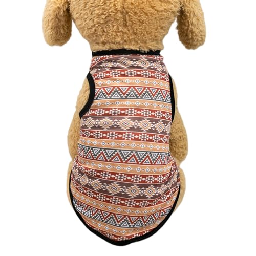 Sommerweste für Katzen, Rundhalsausschnitt, ethnischer Stil, Druck, bequem, atmungsaktiv, ärmellos, Vintage-Stil, Haustier-Sommerkleidung, Haustierbedarf, Hunde-Sommerweste Sommerweste für Katzen, Rundhalsausschnitt, ethnischer Stil, Druck, bequem, atmungsaktiv, ärmellos, Vintage-Stil, Haustier-Sommerkleidung, Haustierbedarf, Hunde-Sommerweste von fxwtich
