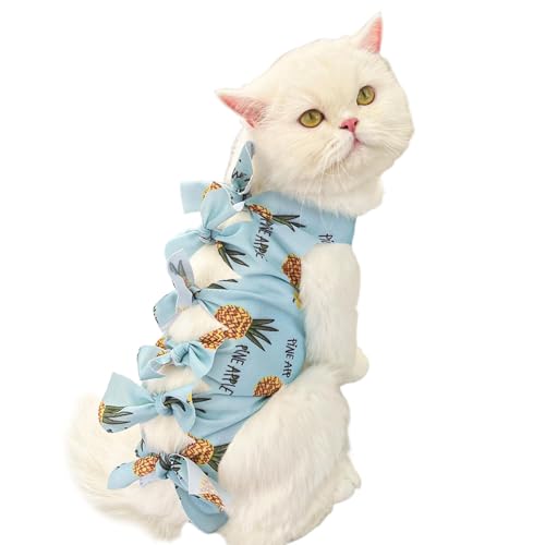 fxwtich Chirurgische Genesungskleidung für Haustiere, Verstellbarer Rückengurt, Katzen-Outfit, Kastrationsanzug, Fruchtdruck-Kleidung, weiche, atmungsaktive postoperative Pflege für kleine Hunde G fxwtich Chirurgische Genesungskleidung für Haustiere, Verstellbarer Rückengurt, Katzen-Outfit, Kastrationsanzug, Fruchtdruck-Kleidung, weiche, atmungsaktive postoperative Pflege für kleine Hunde G von fxwtich