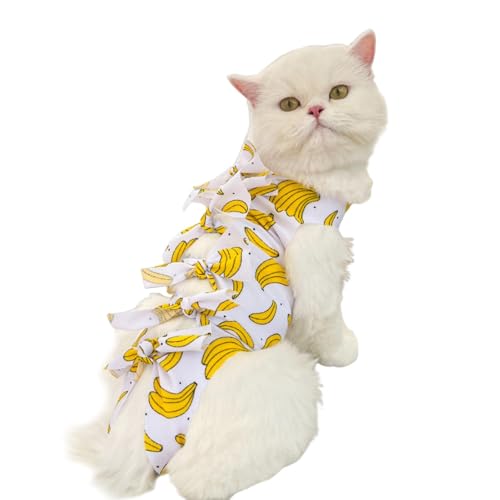 fxwtich Chirurgische Genesungskleidung für Haustiere, Verstellbarer Rückengurt, Katzen-Outfit, Kastrationsanzug, Fruchtdruck-Kleidung, weiche, atmungsaktive postoperative Pflege für kleine Hunde G fxwtich Chirurgische Genesungskleidung für Haustiere, Verstellbarer Rückengurt, Katzen-Outfit, Kastrationsanzug, Fruchtdruck-Kleidung, weiche, atmungsaktive postoperative Pflege für kleine Hunde G von fxwtich