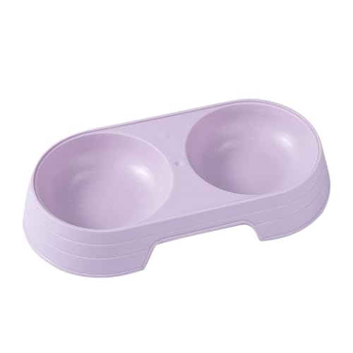 fxwtich Futternapf für Haustiere, einfarbig, Doppelnapf, PP-Material, Futterspender für den Innenbereich, Haustiernapf fxwtich Futternapf für Haustiere, einfarbig, Doppelnapf, PP-Material, Futterspender für den Innenbereich, Haustiernapf von fxwtich