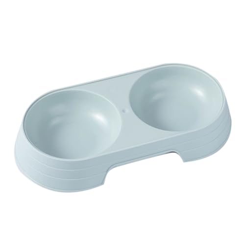 fxwtich Futternapf für Haustiere, einfarbig, Doppelnapf, PP-Material, Futterspender für den Innenbereich, Haustiernapf fxwtich Futternapf für Haustiere, einfarbig, Doppelnapf, PP-Material, Futterspender für den Innenbereich, Haustiernapf von fxwtich